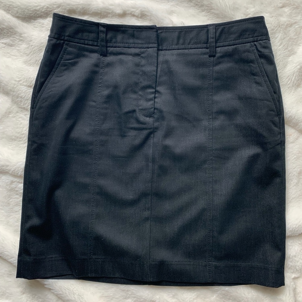 Willi Smith Stretch Mini Pencil Skirt Black Size 4